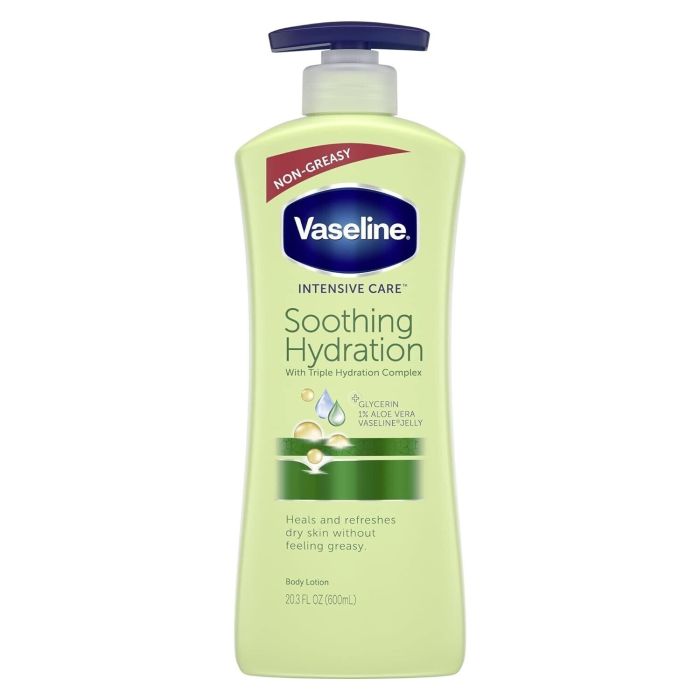 Vaseline Intensive Care With Aloe Soothe Body Lotion 600ml