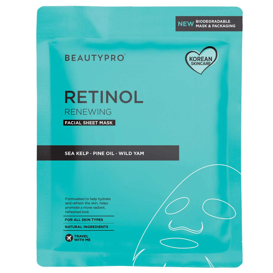 Beautypro Retinol Renewing Facial Sheet Mask