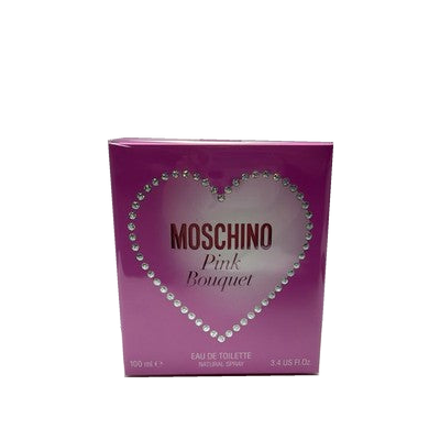 Moschino Pink Bouquet Eau de Toilette Spray 100ml on white background