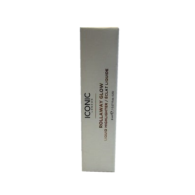 Iconic London Rollaway Glow Liquid Highlighter Rose Potion on white background
