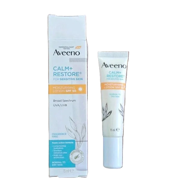 Aveeno Calm + Restore Moisrising Lotion SPF 50 15ml