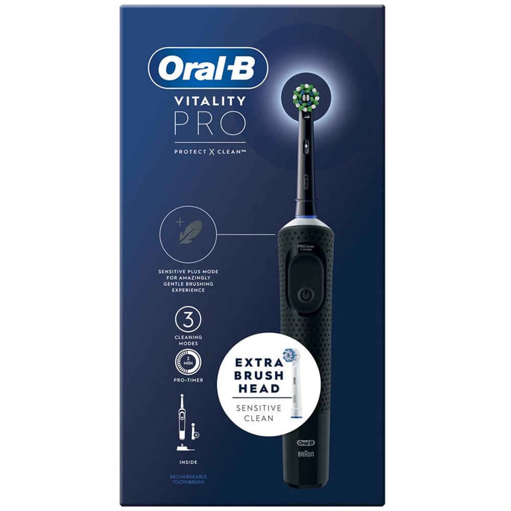 Oral-b Vitality Pro Rotating Electric Toothbrush Black
