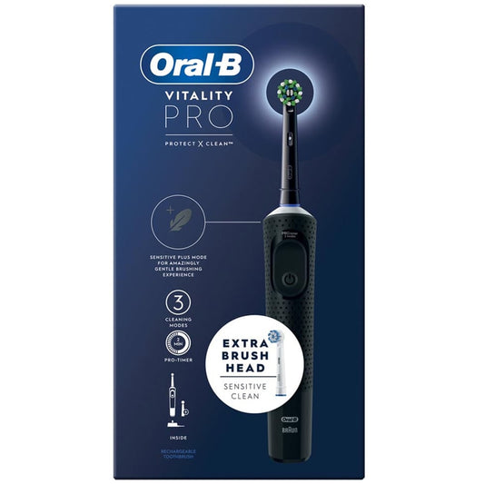 Oral-b Vitality Pro Rotating Electric Toothbrush Black
