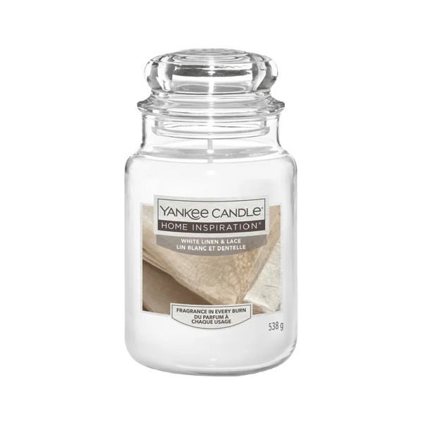 Yankee Candle Linen And Lace Large Candle