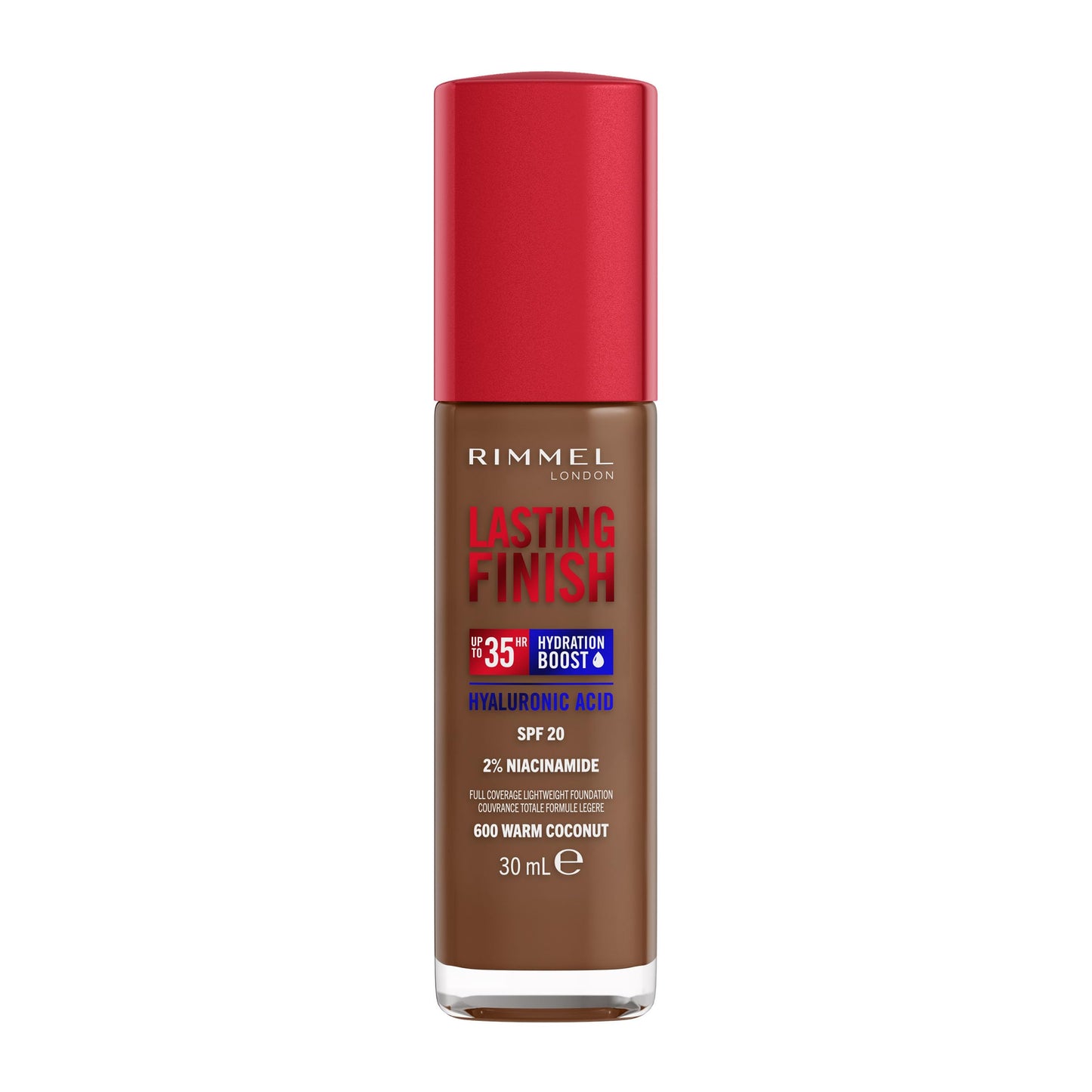 Rimmel Lasting Finish Foundation 35hr SPF 20 30ml Hazelnut