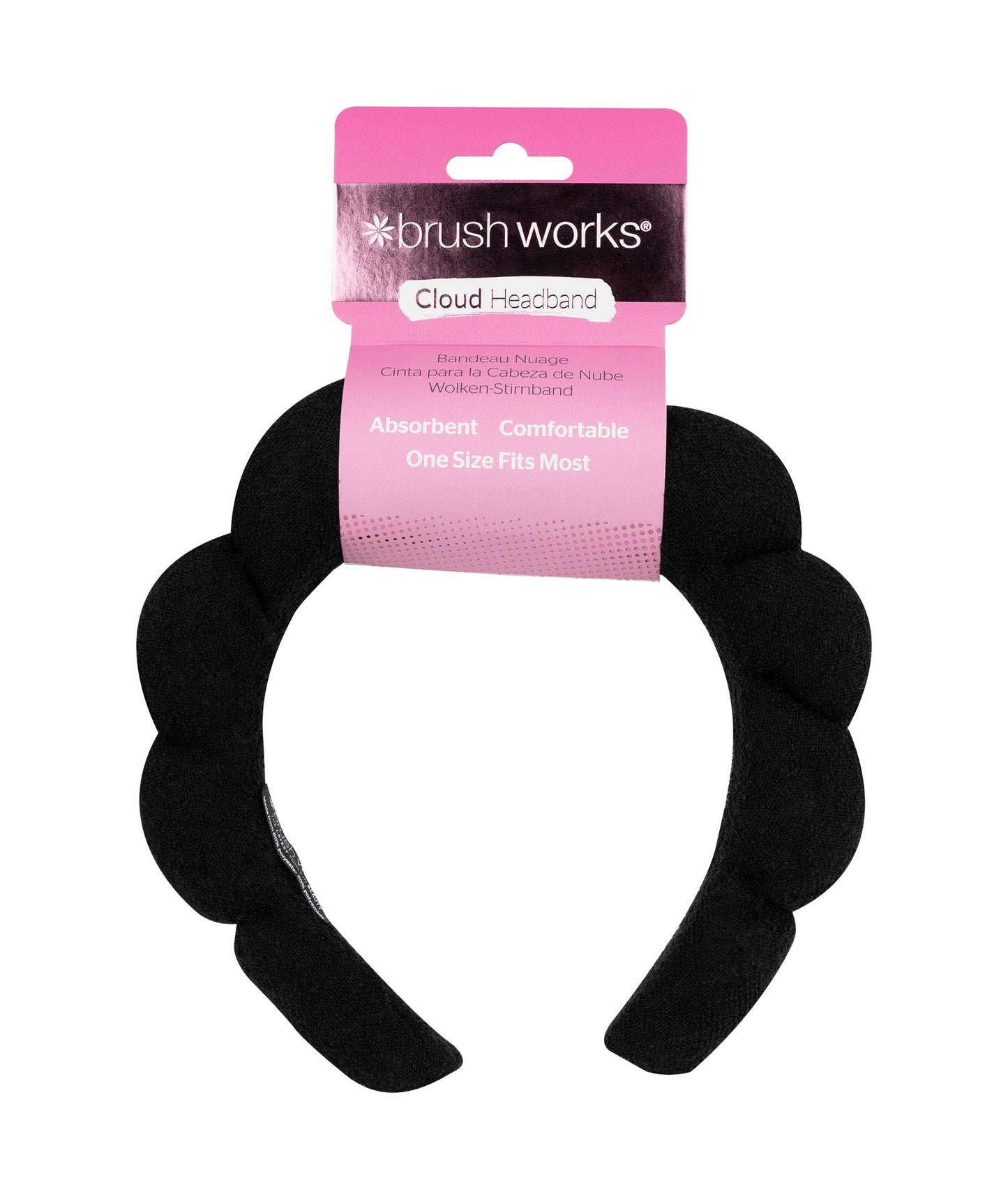 Brushworks Black Cloud Beauty Headband