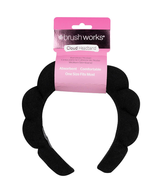 Brushworks Black Cloud Beauty Headband