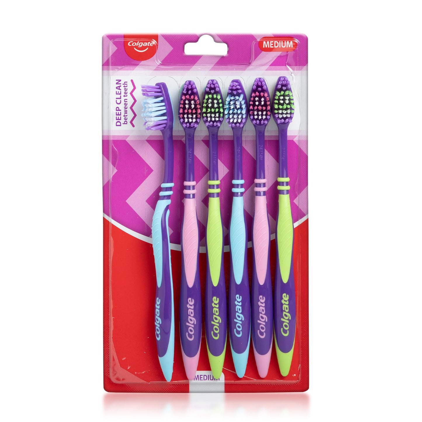 Colgate Zigzag Toothbrush Medium Pack of 6
