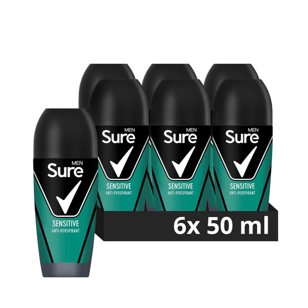 Sure Senstive Roll on 6x50ml