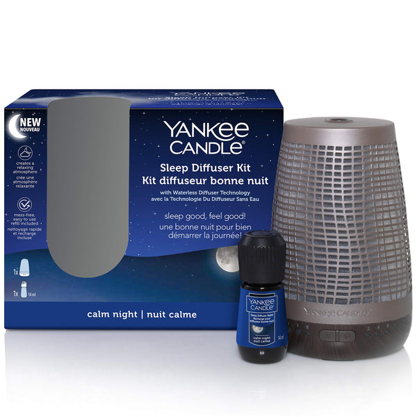 Yankee Candle Sleep Diffuser Starter Kit Calm Night (EU PLUG)