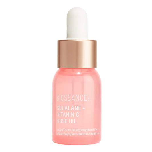 Biossance Squalane + Vitamin C Rose Facial Oil 12ml