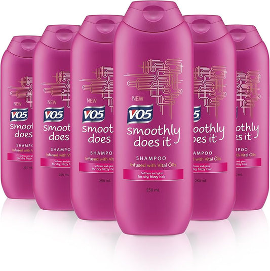 Vo5 Smoothly Does it Shampoo 6x250ml