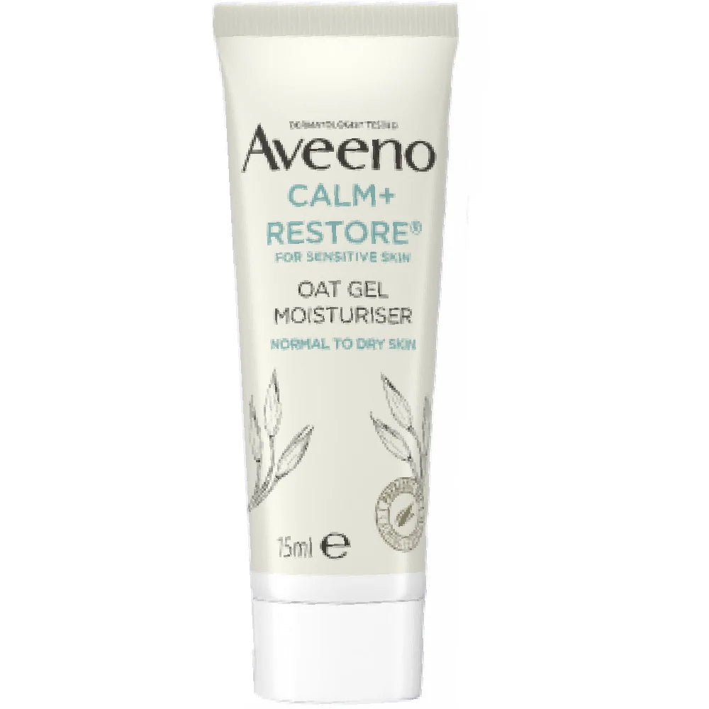 Aveeno Calm  + Restore Oat Gel Moisturiser Face 15ml