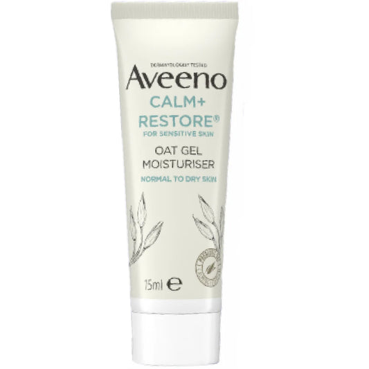 Aveeno Calm  + Restore Oat Gel Moisturiser Face 15ml