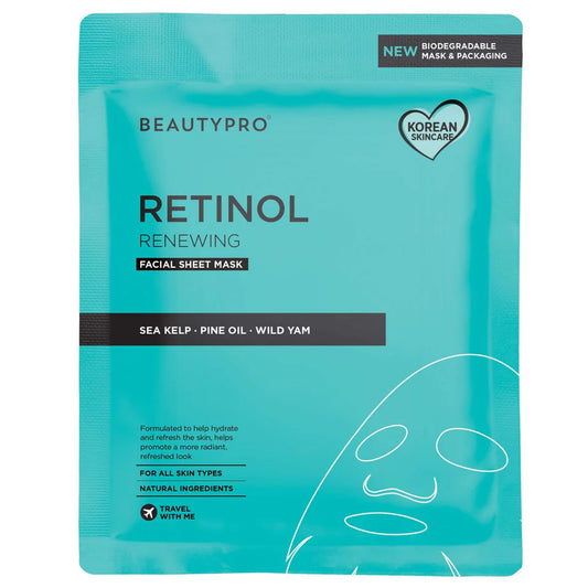 Beautypro Retinol Renewing Facial Sheet Mask