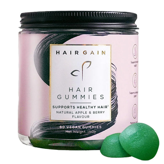 Hair Gain Hair Gummies Natural Apple & Berry Flavour 60 pcs