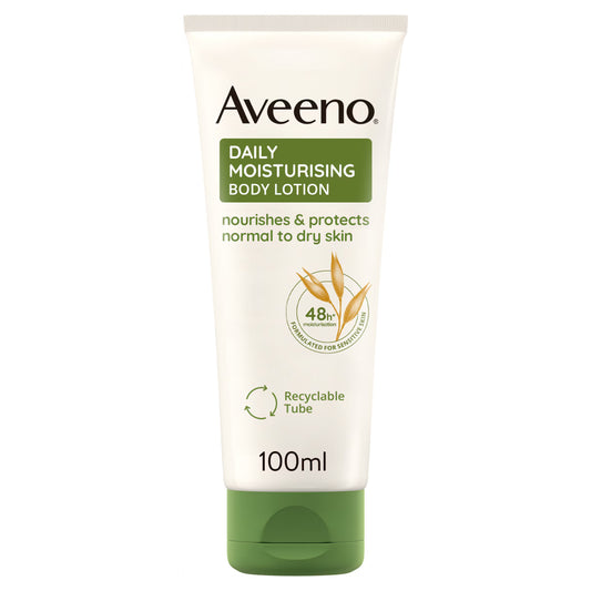 Aveeno Daily Moisturising Body Lotion + Nourishing Oat_Normal to Dry Skin 100ml
