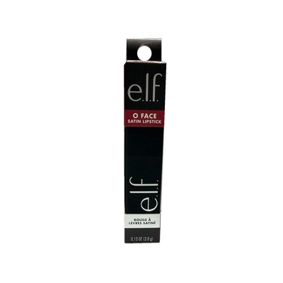 E.L.F O Face Satin Lipstick Loud Af on white background